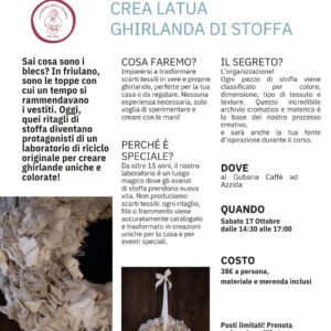 BLECS Crea la tua ghirlanda di stoffa